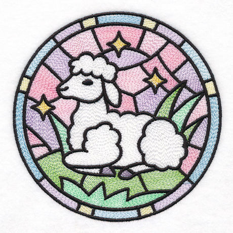 For the Love of Easter Stained Glass - Lamb