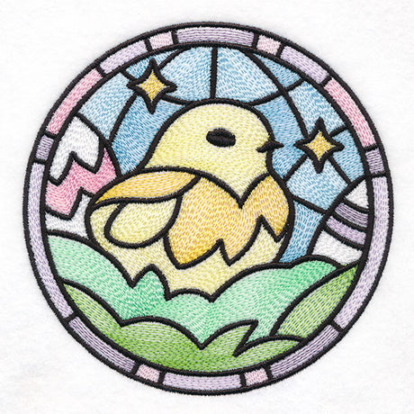 For the Love of Easter Stained Glass - Chick