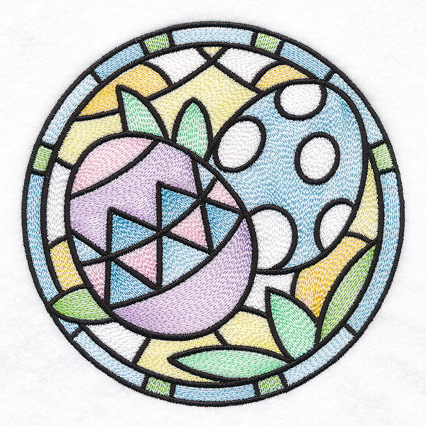 For the Love of Easter Stained Glass - Eggs