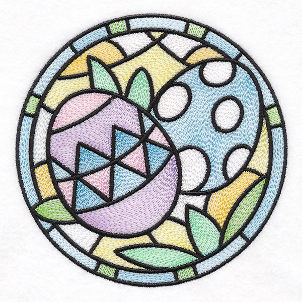 For the Love of Easter Stained Glass - Eggs