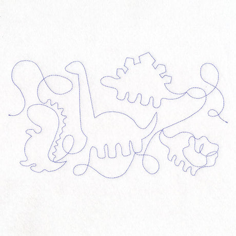 Dinos for Days (Edge-to-Edge Quilting)