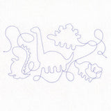 Dinos for Days (Edge-to-Edge Quilting)