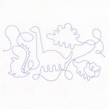 Dinos for Days (Edge-to-Edge Quilting)