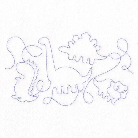 Dinos for Days (Edge-to-Edge Quilting)