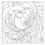 For the Birds Quilting - Blue Jay (Double Run)