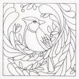 For the Birds Quilting - Blue Jay (Double Run)