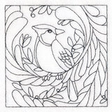 For the Birds Quilting - Blue Jay (Double Run)
