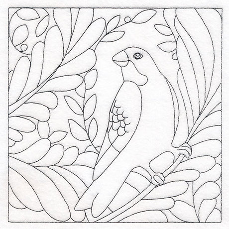 For the Birds Quilting - Grosbeak (Double Run)