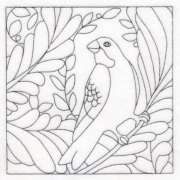 For the Birds Quilting - Grosbeak (Double Run)