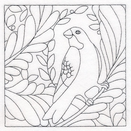 For the Birds Quilting - Grosbeak (Double Run)