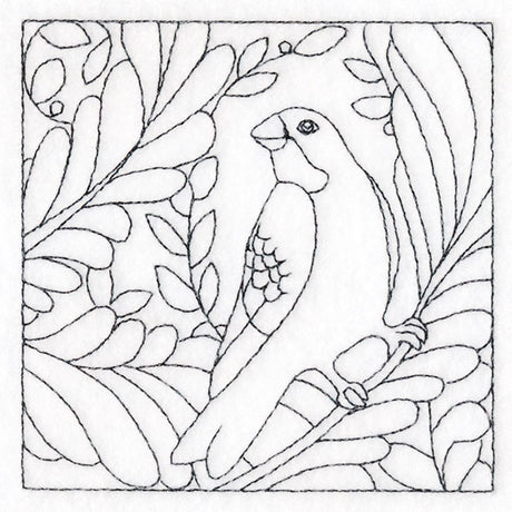 For the Birds Quilting - Grosbeak (Double Run)