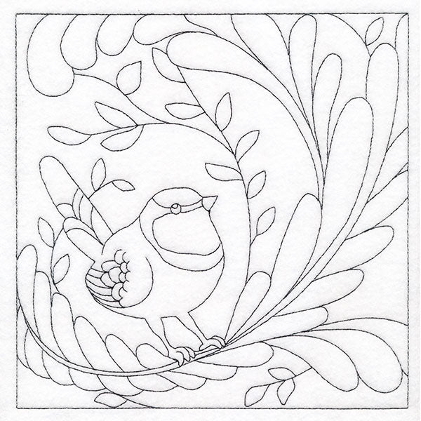 For the Birds Quilting - Fairy Wren (Double Run)