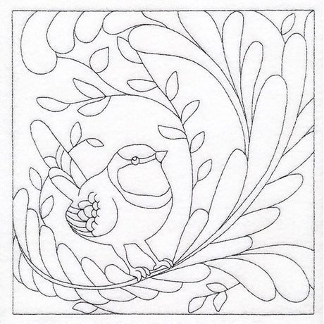 For the Birds Quilting - Fairy Wren (Double Run)