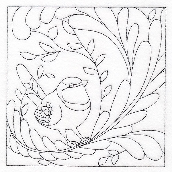 For the Birds Quilting - Fairy Wren (Double Run)