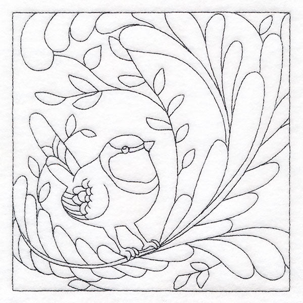 For the Birds Quilting - Fairy Wren (Double Run)