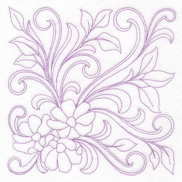 Ironwork Flowers Quilting Feature (Double Run)