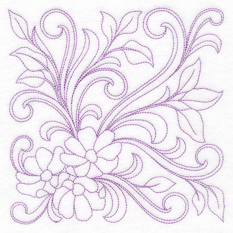 Ironwork Flowers Quilting Feature (Double Run)