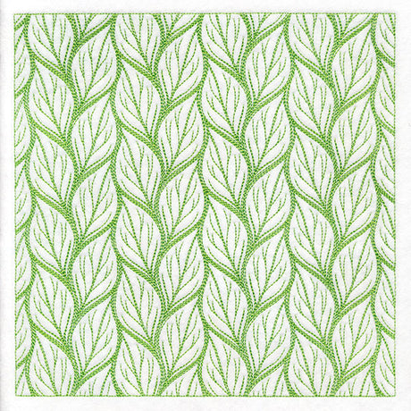 Nature's Patterns - Elm Leaf Square