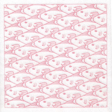 Nature's Patterns - Fish Square