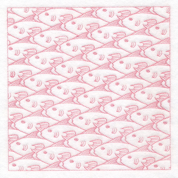 Nature's Patterns - Fish Square