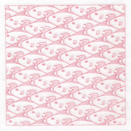 Nature's Patterns - Fish Square