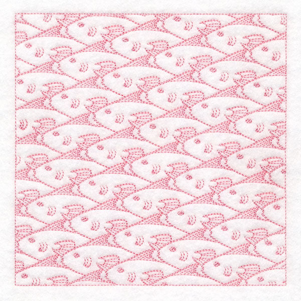 Nature's Patterns - Fish Square