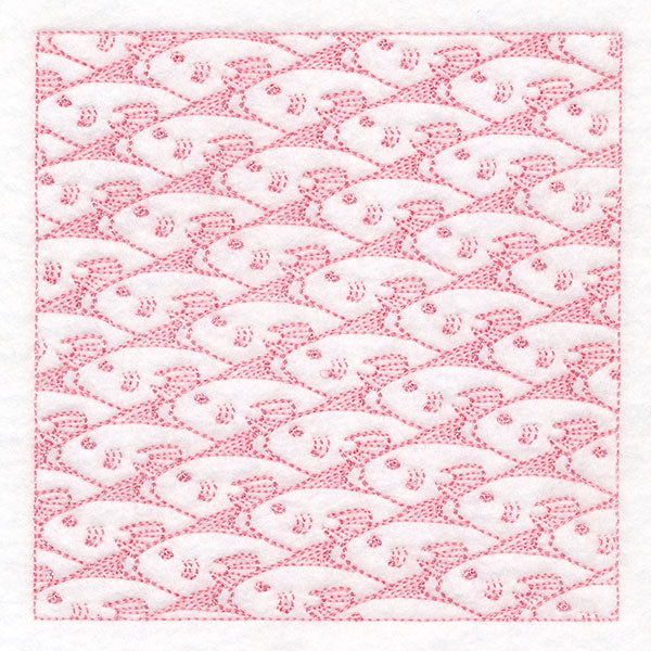 Nature's Patterns - Fish Square