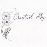 Created By Dandelions Quilt Label