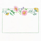 Fresh and Timeless Flowers Quilt Label