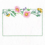 Fresh and Timeless Flowers Quilt Label