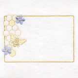 Buzzing with Wonder Honeybee Quilt Label