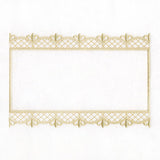 Fresh and Timeless Gilded Filigree Quilt Label