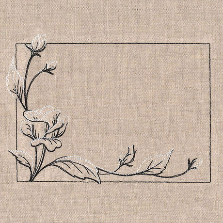 Fresh and Timeless Roses Quilt Label