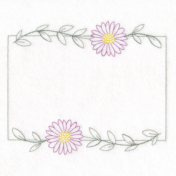 Fresh and Timeless Daisies Quilt Label
