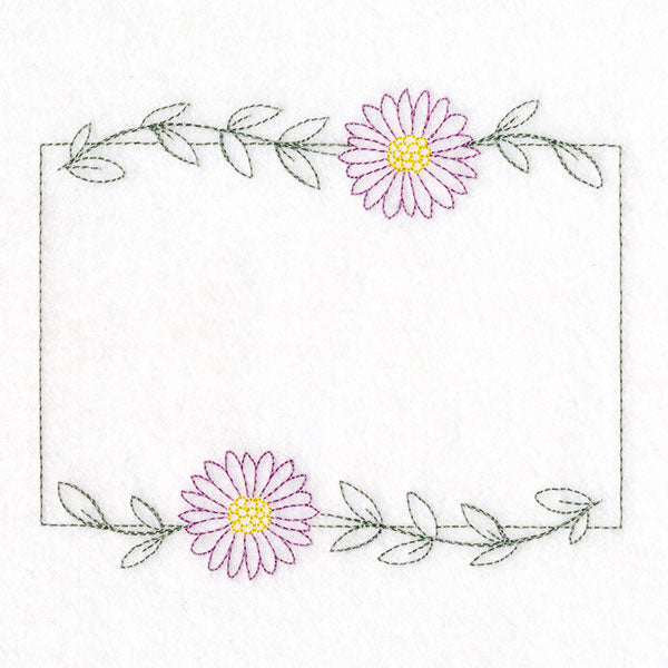 Fresh and Timeless Daisies Quilt Label