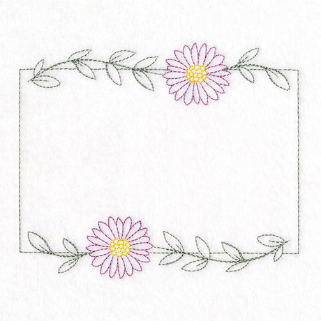 Fresh and Timeless Daisies Quilt Label