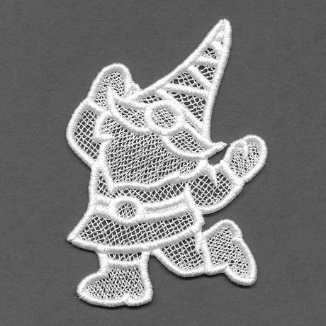 Gnome Place Like Home - Dancing Gnome (Lace)