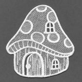 Gnome Place Like Home - Mushroom House (Lace)