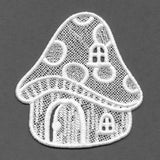 Gnome Place Like Home - Mushroom House (Lace)