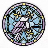 Stained Glass Birds - Chickadee
