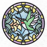Stained Glass Birds - Hummingbird