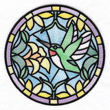 Stained Glass Birds - Hummingbird