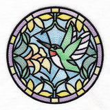 Stained Glass Birds - Hummingbird