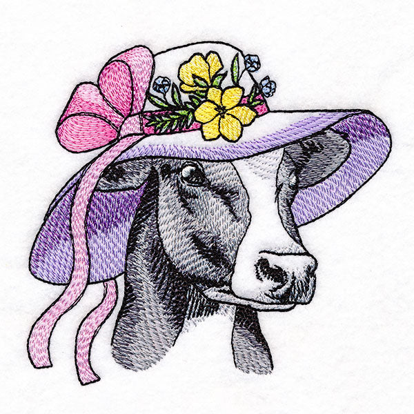 Southern Belle Sun Hat Cow