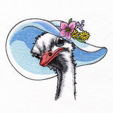 Southern Belle Sun Hat Ostrich