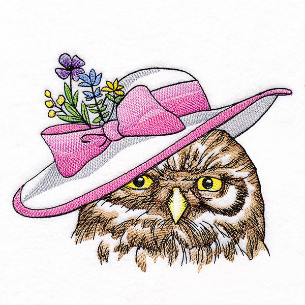 Southern Belle Sun Hat Owl