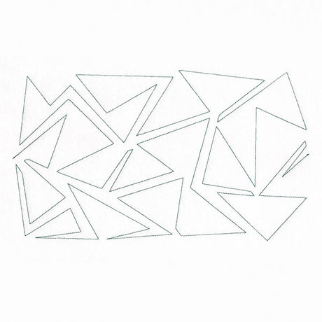 Modern Triangles Geometry (Edge-to-Edge Quilting)