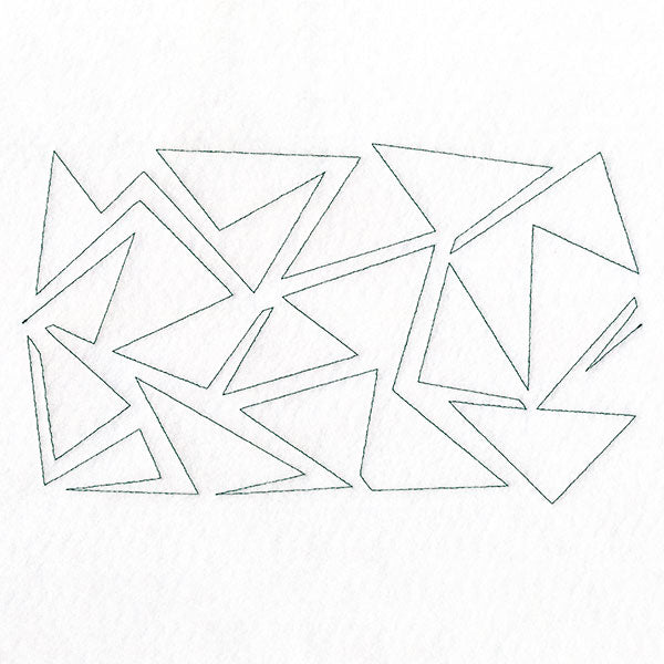 Modern Triangles Geometry (Edge-to-Edge Quilting)