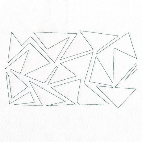 Modern Triangles Geometry (Edge-to-Edge Quilting)