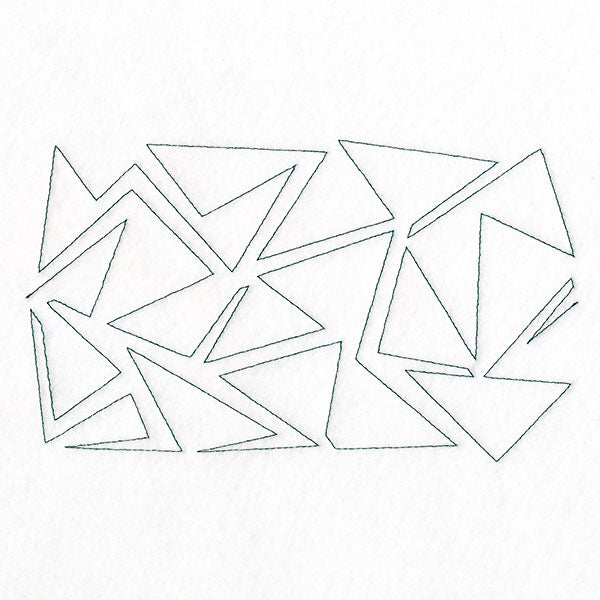 Modern Triangles Geometry (Edge-to-Edge Quilting)